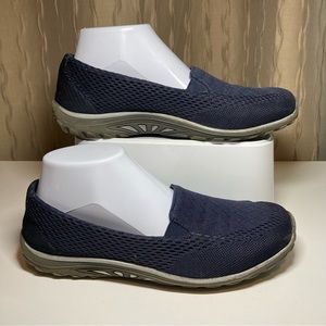 Sketchers Comfort Loafer Women’s 8.5 Relaxed Fit Memory Foam 49244 Navy